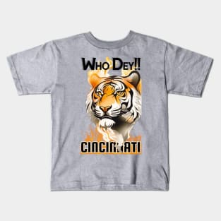 Who Dey!! in Cincinnati Kids T-Shirt